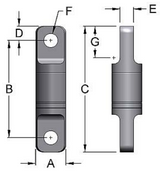 Miller Hydro Link Stainless Steel High Pressure Swivels, Model GG-252HP Eye to Eye WLL 15 tons