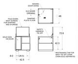 1,000# FORK PERSONNEL BASKET 48" X 48" (20988)