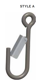 3/4" x 10" LATCHING J-HOOK STYLE A (16383)