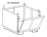 2,500 lbs 48" Drop Side Material Basket (12902)