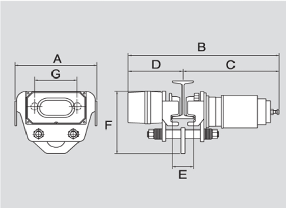 MTD Series Motorized Trolley 16,500 lbs WLL (MTD-750)