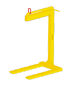 6,000 lbs Dual Bale Pallet Lifter 36" Fork Length (14513)