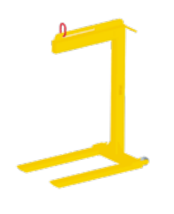 2,000 lbs Dual Bale Pallet Lifter With Wheels (14538)