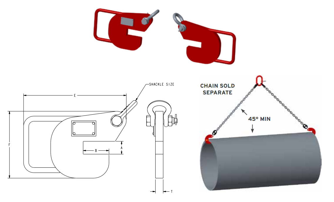 Pipe Lifting Hooks — Maskell Rigging & Equipment Inc.