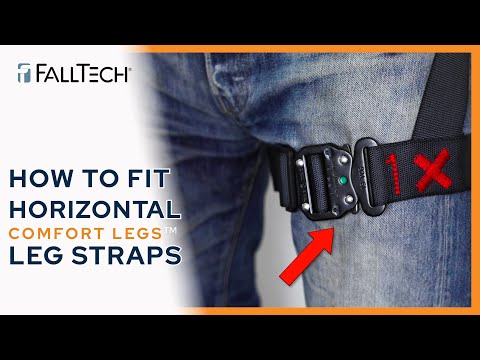 FT-Iron 3D Construction Belted Full Body Harness, Quick Connect Buckle Leg Adjustment (8144QC)