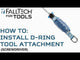2 lb Tape-on Tool Attachment with D-ring (2 ½" Length), 10/pk (5306A10)