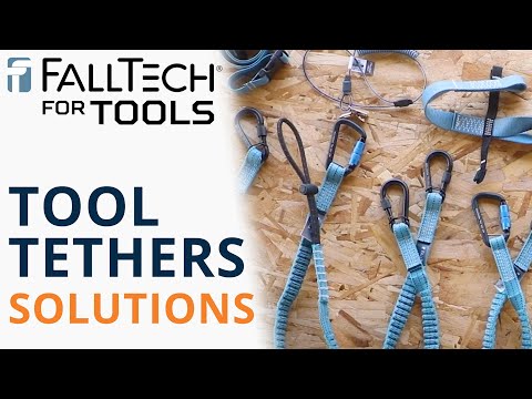 5 lb Tool Attachment with choke-on cinch-loop and aluminum twist-lock carabiner, 5/pk (5106A5)