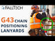 23" Premium Rebar Positioning Assembly with GR 43 Chain with Swivel Rebar Hook (8252)