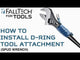 2 lb Tape-on Tool Attachment with D-ring (3 ½" Length), 10/pk (5101A10)