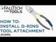 2 lb Tape-on Tool Attachment with D-ring (2 ½" Length), 10/pk (5306A10)