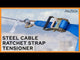 30' SteelGrip Plus™ Temporary Cable HLL System with Web Pass-through Anchors (60230AR)