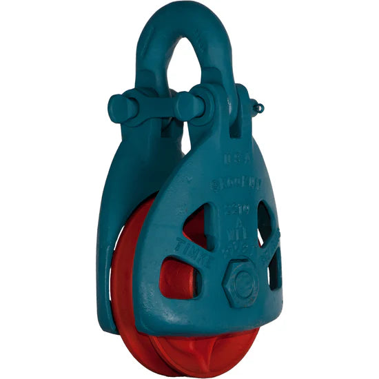 Skookum 2200 Series 25 Ton 16" Half Sided Block with SWIVEL SHACKLE
