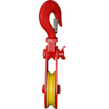 Skookum 8 ton 8" Alloy Snatch Block with SWIVEL HOOK (8" x 8T) (1000145)