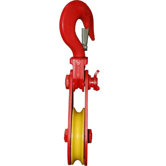 Skookum 8 ton 6" Alloy Snatch Block with SWIVEL HOOK (6" x 8T) (1000142)