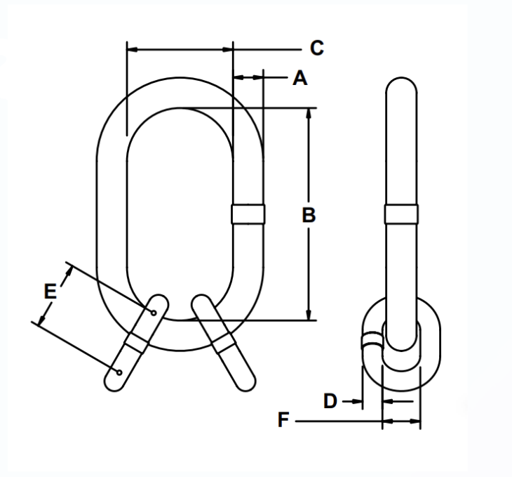 3/4" Sub-Assembly with Chain Links