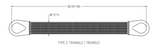 9,600# WLL VERTICAL & CHOKER TRI-TRI WIRE MESH SLING 8X3' (WMTT8-3)