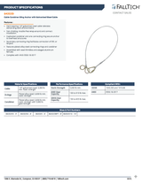 3' Cable Carabiner Sling Anchor with Galvanized Steel Cable (PN 84202D3)