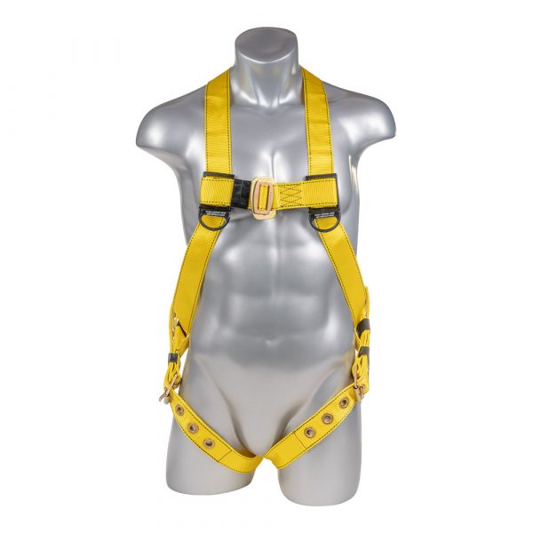 HARNESS 3PT., GROMMET LEGS, BACK D-RING, YELLOW COLOR (H11210005)
