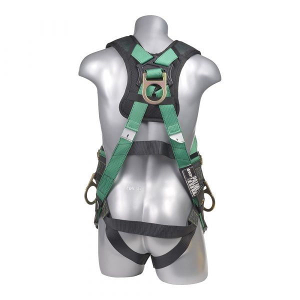 FULL BODY HARNESS Green Top, Black Heavy Duty Bottom with 5 point adjustment.