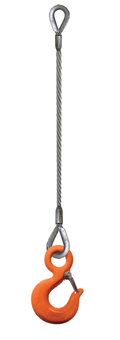Wire Rope Single-leg Thimble Eye & Rigging Hook