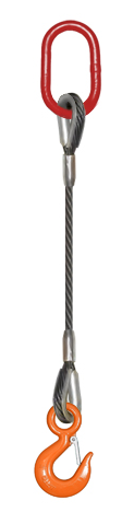 Single-leg Oblong Master Link & Rigging Hook Wire Rope Sling